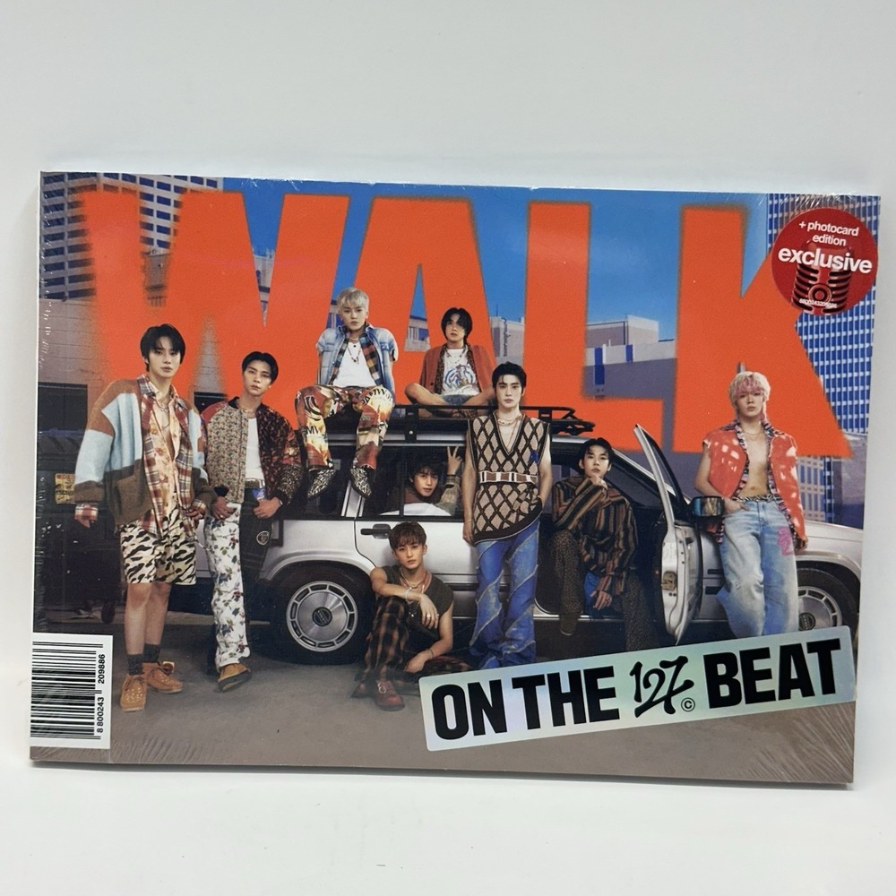 NCT 127 Walk – the 6th Album - CD Target Photo Card Edition NEW In Packaging